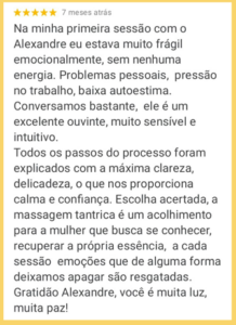 Depoimento sobre Massagem Tântrica 19